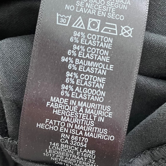 Urban Outfitters Slashed Mini Dress Black Small - Picture 9 of 12